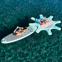 Plate-forme gonflable Aqua Marina personnalisée Île Sup Pontoon quai flottant pour le yoga