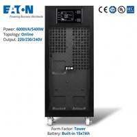 Eaton DX Series DX6000CN 6kVA 4.8kW 220V CE UL ISO Onduleur en tour à double conversion en ligne pour le contrôle de la distribution d'énergie industrielle