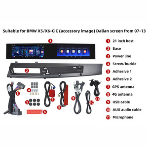 Lettore DVD per Auto da 21 Pollici per <span class=keywords><strong>BMW</strong></span> X5/X6 E70/E71 2009-2013 Autoradio Android con Schermo Tattile Interattivo Navigazione GPS Carplay MP3 4G DSP - Product Image 4