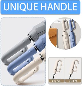 Paraguas Plegable Automático de Lujo al por Mayor con Diseño de 3 Pliegues y Protección UV y contra el Viento, Fabricado con Tela Pongee 190T - Product Image 3
