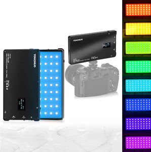 Lampe vidéo <span class=keywords><strong>LED</strong></span> RGB de poche <span class=keywords><strong>YONGNUO</strong></span> YN135, éclairage photo 3200-5600K avec écran OLED et griffe froide, prix de gros - Product Image 1