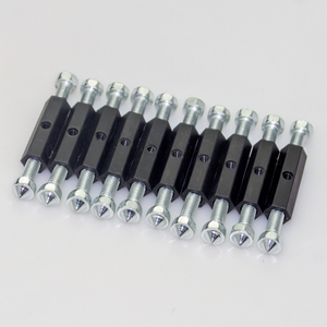 Outils de réparation d'interrupteurs muraux de type universel, spécifications complètes, boîte noire, type 86/118 - Kit de tiges de support et de vis + clés - Product Image 4