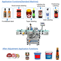 Machines d'étiquetage pour bouteilles coniques verticales FK-805, bouteilles coniques, gobelets, bouteilles rondes