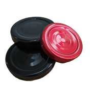 Tinplate 48 #   Bouchon torsadé antirouille avec bouton de sécurité sous vide pour bocaux, jus, sodas et sauces piquantes