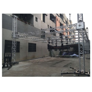 TECHTEAM 11m*9m*7.5m 4 Piliers Aluminium 6082-T6 Structure de Toit pour Affichage Capacité de Charge 1000kg Certifié CE TUV Noir/Couleur Personnalisée - Product Image 5