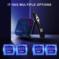 2022 plus récent Hakomini Google certifié TV Box HAKO MINI Y4 S905Y4 2GB 8GB /4GB 32GB Android 11 OS 4K décodeur intelligent