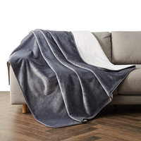 Couverture de lit en polaire double épaisseur ultra douce 100 % polyester, couvertures d'hiver personnalisées en gros pour le printemps