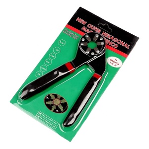Factory Supply 6inch 8inch Multi-functional External Hex Magic Wrench Double Color Non-slip Handle Universal Adjustable <strong>Spanner</strong> - Product Image 6