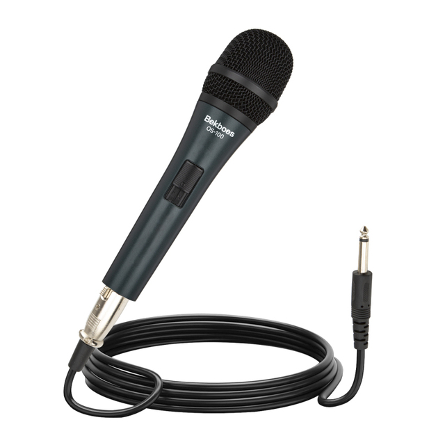 Bekboes OS-100 Wholesale Lowest Price Wired Dynamic Vocal Microphone for Stage Karaoke