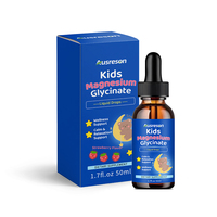 Ausreson OEM Marque Privée Supplément Liquide de Glycinate de Magnésium pour le Sommeil 1000mg Gouttes de Glycinate de Magnésium pour Enfants