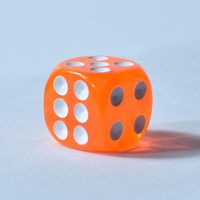 Offre Spéciale : Jeu de dés en acrylique bicolore 5*7 pièces avec pochette gratuite pour jeux de table RPG et divertissement
