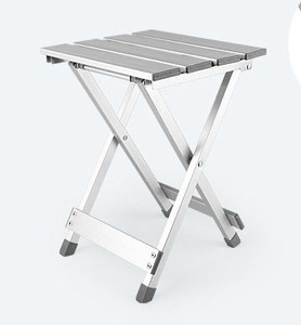 Outdoor Leisure Furniture Aluminum Foldable Stool <strong>Camping</strong> Fishing <strong>Table</strong> Easy to Carry Ultra Light Folding <strong>Small</strong> Side <strong>Table</strong> - Product Image 1