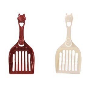 Pelle à litière pour chat, rectangulaire, manuelle, facile à nettoyer, en plastique, fournitures pour animaux de compagnie - Product Image 2