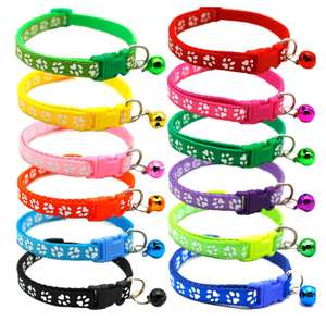 12 Collar para mascotas, Collar de nailon transpirable para mascotas, ajustable para perros pequeños y medianos con Collar para mascotas - Product Image 2