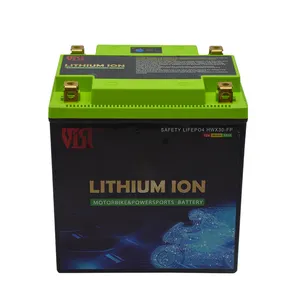 深循环电池12V Lifepo4技术8Ah高品质电池摩托车启动电池