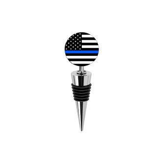 New fun flag-shaped detachable <b>wine</b> stopper, creative metal champagne bottle, Christmas gift. - Product Image 2