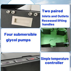 Layanan lama hidup suhu rendah rembes mikro berpendingin udara digunakan pendingin glikol pendingin bir Wort Chiller Penyejuk - Product Image 3