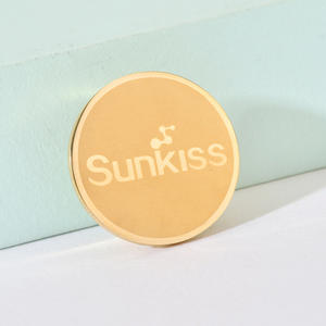 Broches personalizados de acero inoxidable, chapa con nombre y hebilla de mariposa, venta al por mayor - Product Image 5