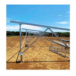 Système de montage au sol pour panneaux solaires photovoltaïques hors réseau, modulaire, sans soudure, à déploiement rapide, sans outil, galvanisé à chaud, garantie 25 ans - Product Image 6