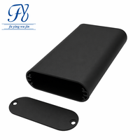 Boîtier de commande en aluminium sur mesure 60*21*100mm, profil latéral arrondi, dissipateur thermique, anodisé IP54, boîtier de projet électronique, boîtier de carte PCB