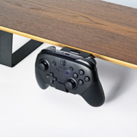 Support de bureau en métal SAMDI, étagère de rangement, accessoires de table, support pour manette de jeu