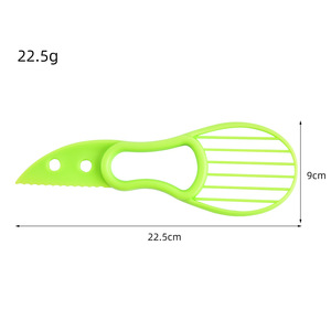 Avocado Slicer Plastic Knife With Grid For Easy Mashing And Slicing Fruit Tools - Product Image 5