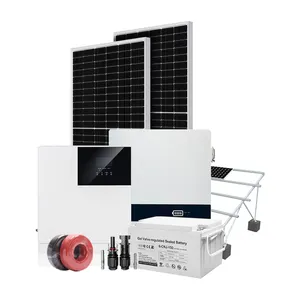 उच्च गुणवत्ता रिमोट कंट्रोल आउटडोर बल्ब प्रकाश 30kw सौर पैनल प्रणाली बंद ग्रिड सौर ऊर्जा प्रणाली पलटनेवाला