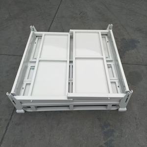 Contenedor de Almacenamiento Plegable de Acero Industrial Q235, Capacidad de 1000 kg, Resistente, para Paletas, Certificado ISO9001, Recubrimiento en Polvo - Product Image 2