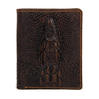Dompet kulit buaya pria, dompet kulit pria motif buaya, tempat kartu kredit