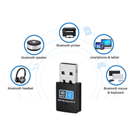 Clé USB WiFi sans fil 2,4 GHz et BT4.0 150 Mbps pour ordinateur de bureau