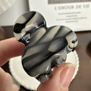 DOWELL Custom ize LOGO New Trend Haar Frauen Haarschmuck für Kinder Trompete Mini Acetat Haar Klaue Clips - Product Image 4