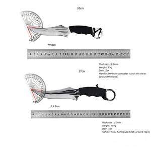 <span class=keywords><strong>Couteau</strong></span> droit portatif de forgeage de fruits pointus de dureté élevée d'extérieur Camping Double <span class=keywords><strong>couteau</strong></span> droit - Product Image 5