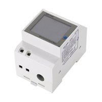 Compteur électrique compact JIUJI 35 mm sur rail DIN, 3 phases, 1 voie, 6 en 1 par phase, remplace les compteurs traditionnels pour moteur et pompe à eau