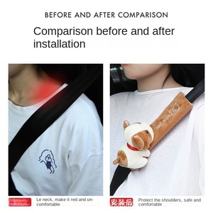 Ceinture de sécurité pour voiture Epaulière Polyester Personnalité créative Protection enfant <span class=keywords><strong>Anti</strong></span>-col Doux Quatre Saisons Paire Mode LETAN - Product Image 2