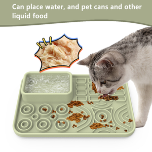 Hot selling wholesale silicone pet licking pad non-slip and leak-proof multi-functional cat and <b>dog</b> licking pet pad - Product Image 2