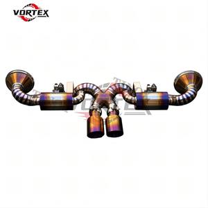 Escape Catback Valvetronic de Titanio Grado 5 Vortex - Alto Rendimiento para Porsche 992 GT3 4.0 2022-2025 - Product Image 3