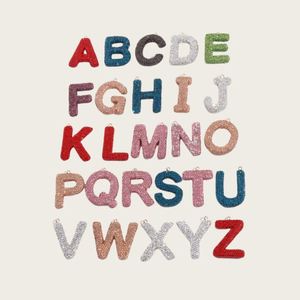 Porte-clés Lettres Anglaises à Succès avec Petits Pendentifs Diamant Multicolores pour Accessoires de Sac et Pièces Intérieures de Voiture - Product Image 1
