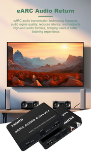 <span class=keywords><strong>Extracteur</strong></span> <span class=keywords><strong>audio</strong></span> 7.1 canaux EARC/ARC <span class=keywords><strong>HDMI</strong></span> 2.1 vers <span class=keywords><strong>HDMI</strong></span> <span class=keywords><strong>Audio</strong></span> SPDIF <span class=keywords><strong>RCA</strong></span> compatible Dolby Atmos DTS:X 24 bits/192 kHz CEC pour Home Cinéma - Product Image 3