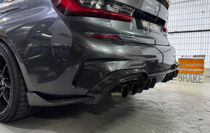 Kit carrosserie pare-chocs style G20 AO en fibre de carbone, lèvre de pare-chocs avant, jupe latérale, diffuseur arrière pour BMW Série 3 G20 pré-LCI <span class=keywords><strong>Sline</strong></span> 2019-2021 - Product Image 5