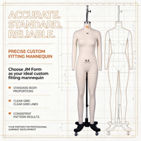 Mannequin de couture professionnel pour femme, taille EU 36, corps entier, réglable, pour la création de patrons de mode et la découpe de vêtements.
