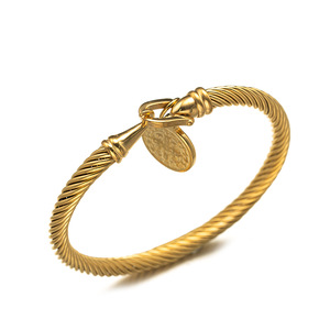 Brazalete <span class=keywords><strong>de</strong></span> Alambre <span class=keywords><strong>de</strong></span> Acero Inoxidable con Medalla <span class=keywords><strong>de</strong></span> San Benito, Brazalete con Dije <span class=keywords><strong>de</strong></span> San Benito para Mujer, Joyería Religiosa, Regalo - Product Image 5