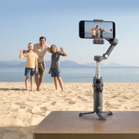 Stabilisateur de cardan mobile 7P en aluminium à 3 axes avec autonomie de 10 heures, télécommande sans fil et contrôle de la minuterie