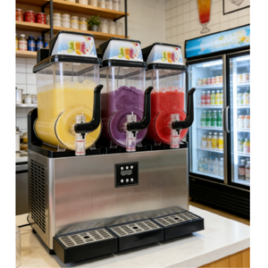 Machine à slush à double saveur avec contrôle numérique de la température pour les fêtes et les entreprises de restauration - Product Image 5