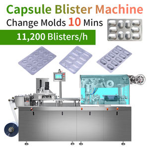 Aluminium Plastic <span class=keywords><strong>Capsule</strong></span> Tablet Pil Blister Verpakking Maken <span class=keywords><strong>Machine</strong></span> Prijs - Product Image 1