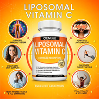 Vitamine C Liposomale en Gros 2100mg 90 Capsules Absorption Améliorée Soutien Immunitaire Marque Privée OEM