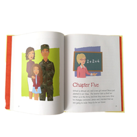 Impresión de libros infantiles de tapa dura personalizada hecha de papel de cartón duradero para embalaje de libros y catálogos