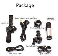 Caméra d'action sport 4K WiFi pour casque de moto de vélo extérieur étanche H.265