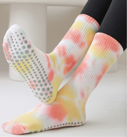 Chaussettes de yoga personnalisées avec points antidérapants, idéales pour les salles de sport intérieures, l'entraînement professionnel, la danse et les séances de Pilates
