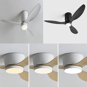 Ventilador de Techo <span class=keywords><strong>LED</strong></span> Moderno y Silencioso Personalizable para Decoración de Interiores, 52 Pulgadas, 3 Aspas, 3CCT, Control Remoto - Product Image 3