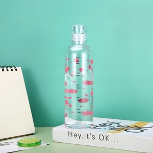 ขวดน้ำออกกำลังกายแบบไล่สีชมพู ขนาด 500 มล. 750 มล. ปลอด<span class=keywords><strong>ส</strong></span>าร BPA พร้อมตัวบอกเวลา กำลังขายดี - Product Image 5